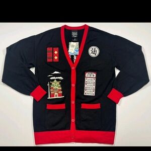Studio Ghibli Spirited Away No Face Chihiro Bathhouse And Tokens Cardigan